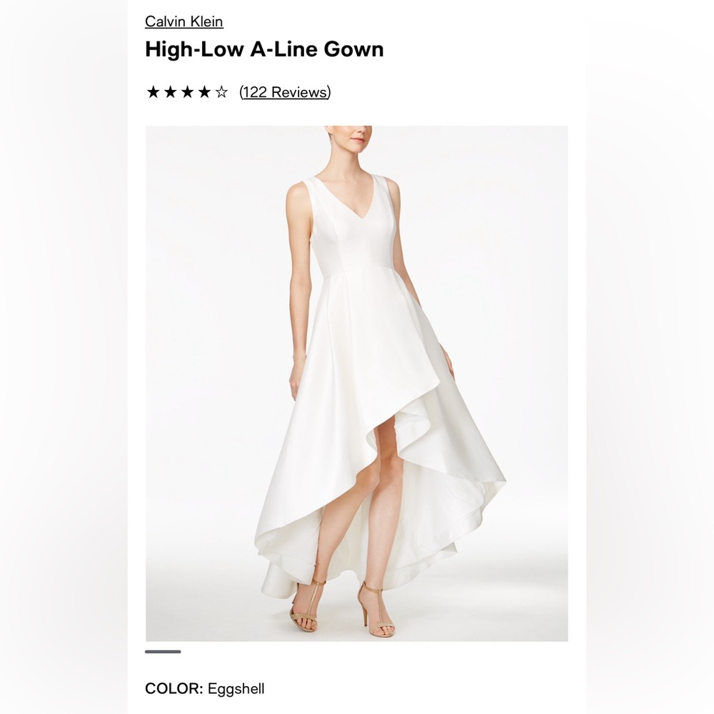 Worn once for rehearsal dinner. Size 6 and dry cleaned.